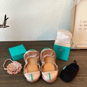 TIEKS - LIKE NEW - Size 12 Rose Tieks - WORN ONCE